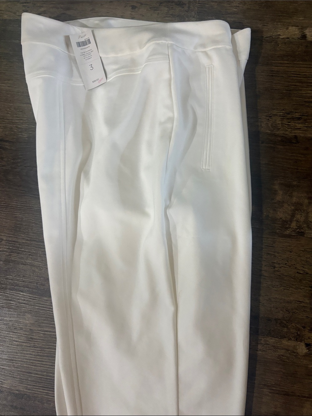 CHICO'S So Slimming Audrey Ankle 28" Pant Chico’s Sz3(XL/16)White Flat Front NWT